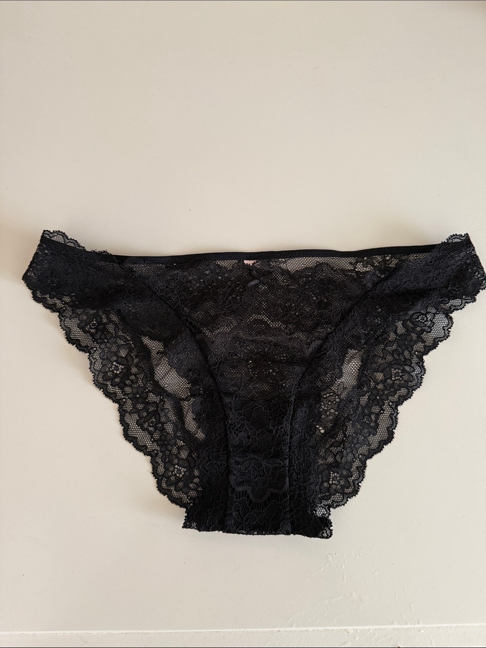 Victoria’s Secret Black Lace Panty XS